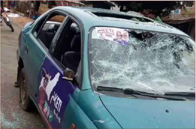 Ondo Election: Mayhem in Ipele and Owo town after APC and PDP Supporters clash in a gun battle