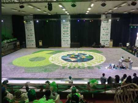 Lagos set world breaking records with largest Nigeria 60th Independence Anniversary logo made with 60,000cupcakes