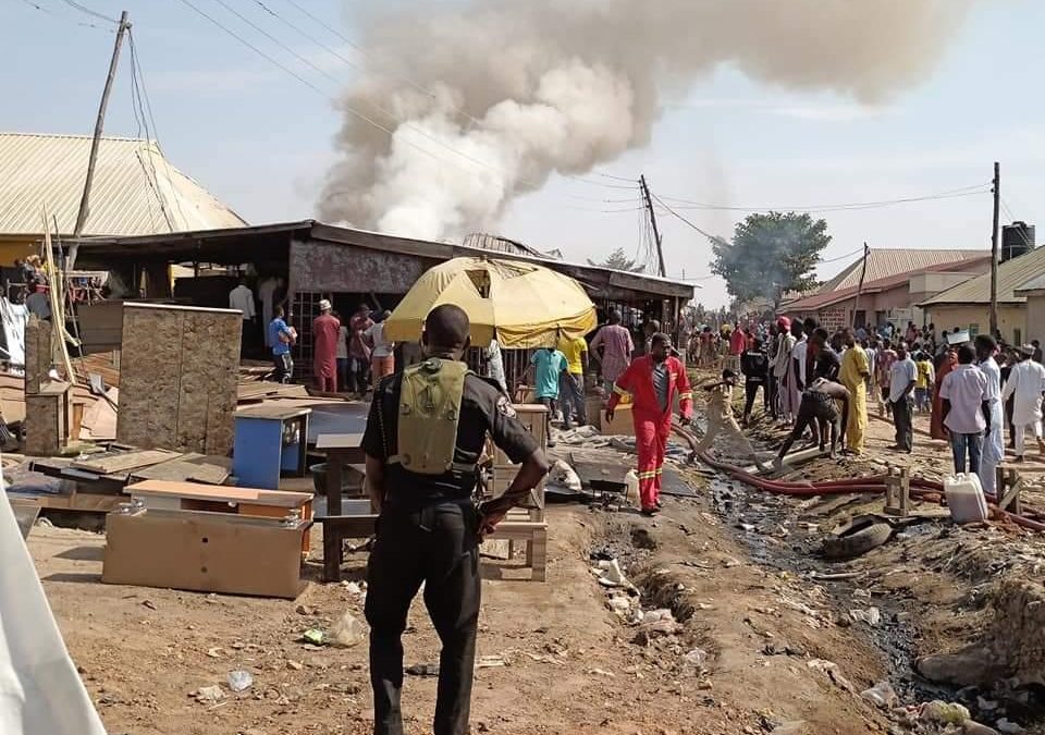 Fire destroy goods worth millions of Naira in Minna furniture’s shop
