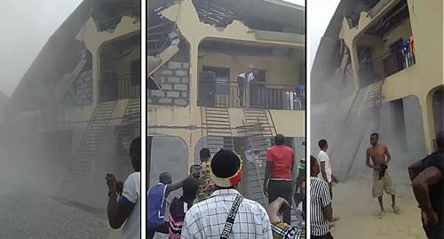 Newly completed church building collapse in Delta, 10 Ten Persons Dead