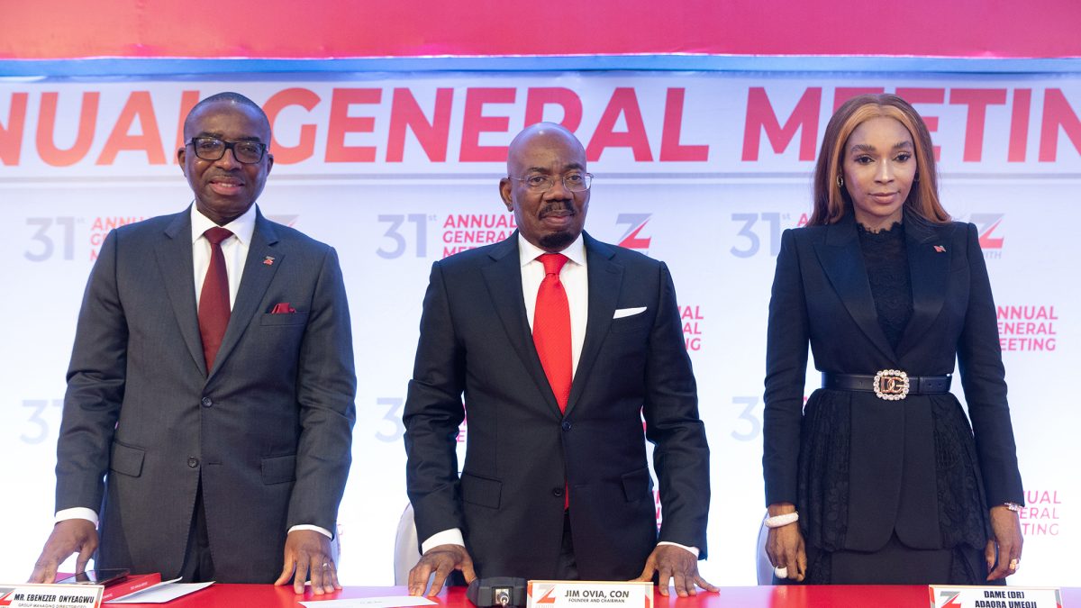 ZENITH BANK ROLL OUT MASSIVE RETURNS OF N97.33 BILLION TO SHAREHOLDERS AS COMPANY PBT HIT N280.4 BILLION 2021
