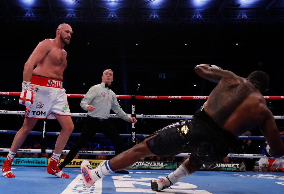Tyson Fury knockout Dillian Whyte in Sixth Round to retain tittles