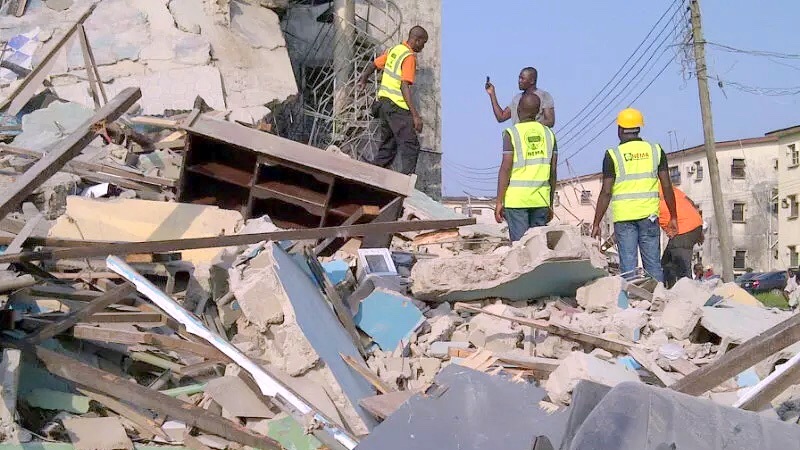 Two more bodies recovered under rubbles at Lagos collapsed building site