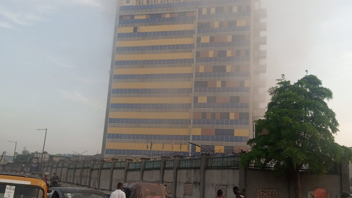WAEC OFFICE IN YABA LAGOS ON FIRE
