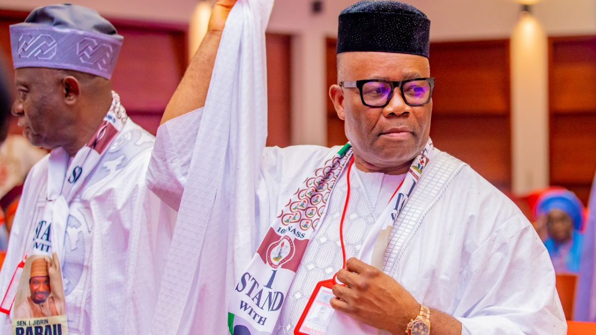 Breaking: APC Anointed Akpabio, Baru wins Senate Presidency