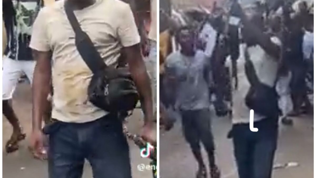 Man goes under Police Radar after firing Gunshot in Celebration of Re-opening Ladipo Market