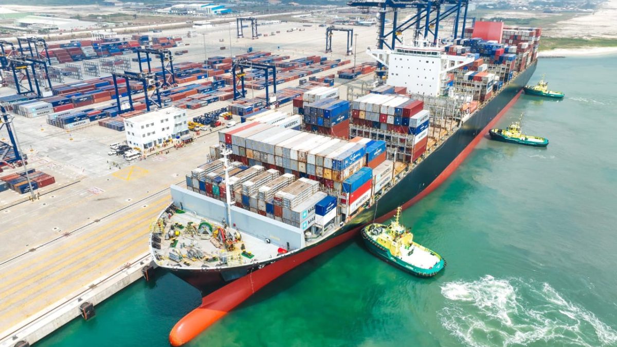 Lekki Deep Seaport berths largest Container Vessel ever in Nigeria